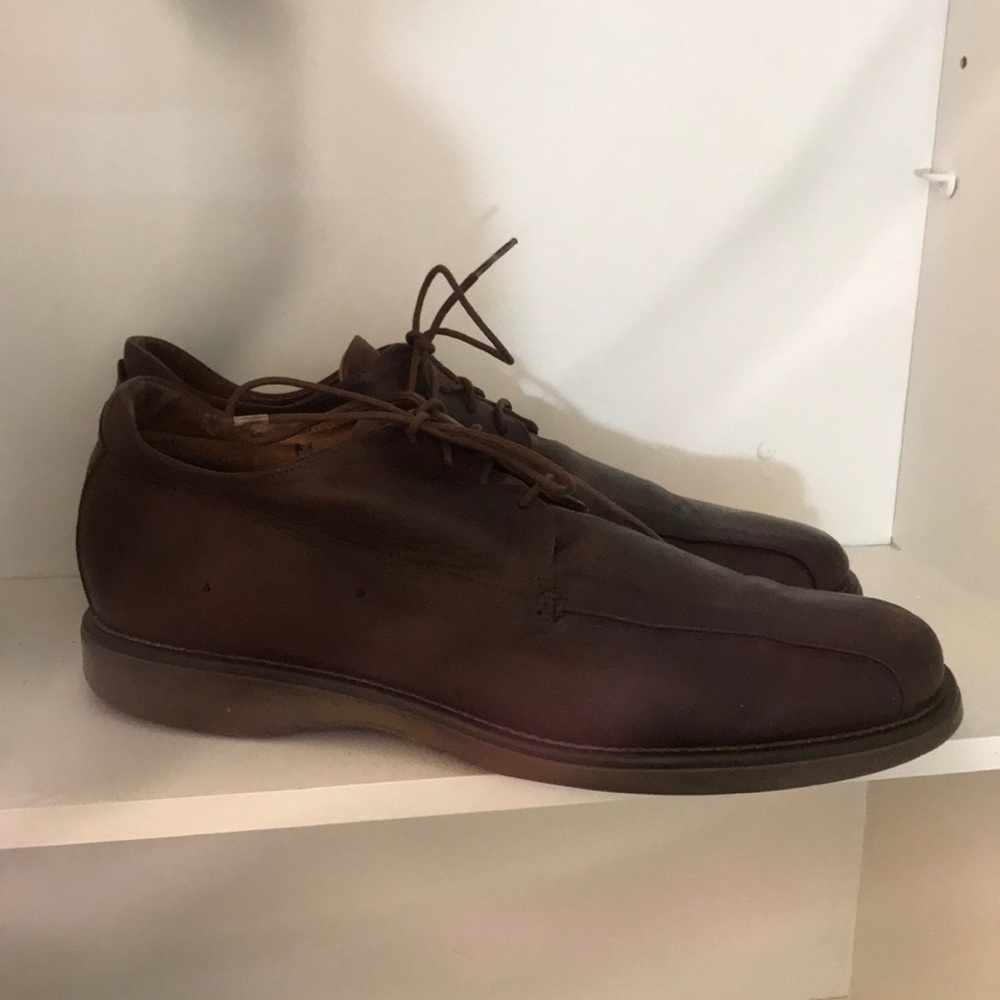 Men’s brown soft leather Oxford shoe sz.10-10.5